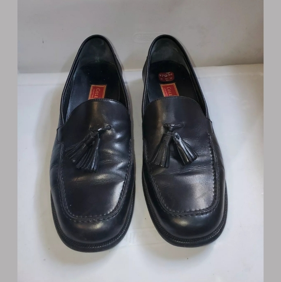Cole Haan Leather Tassle Dress Shoes 10m - Picture 4 of 8